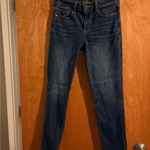 American Eagle Outfitters Dark Blue Skinny Jeans - Ne(x)t level stretch